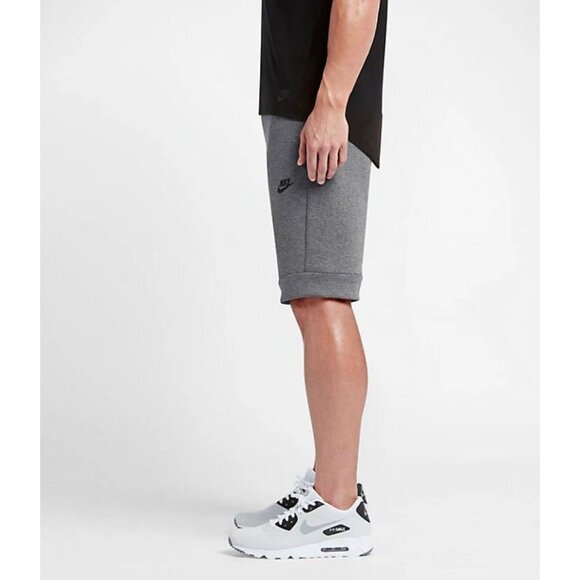 Nike Sportswear Tech Fleece Shorts Athletic Grey Men’s SZ S - Picture 3 of 12